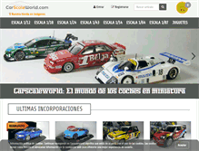 Tablet Screenshot of carscaleworld.com